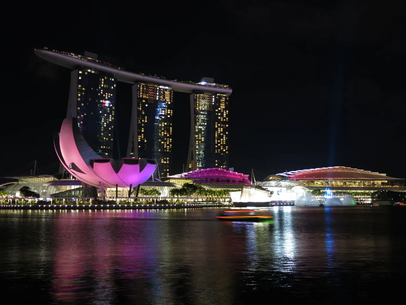Singapore at night
